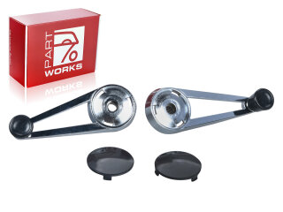 2x Raamhendels voor PORSCHE 911 F SWB tot -68...