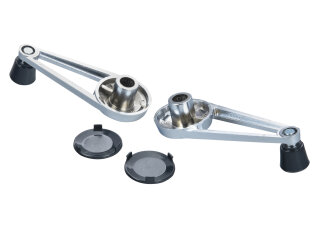 2x manovelle alzacristalli per PORSCHE 911 F SWB fino al 68 Alzacristalli + copri-coperchi