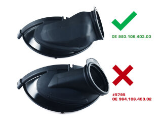 Luchtkanaalmotorventilator voor PORSCHE 993 Carrera 286PS luchtschep