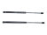 Gas springs for the tailgate of a PORSCHE 928, trunk dampers, rear left and right