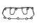Guarnizione coperchio valvola per PORSCHE 993 set guarnizioni + viti