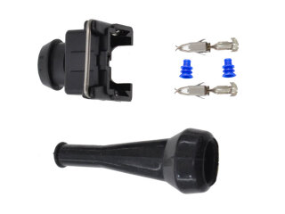 Stecker Einspritzd&uuml;se f&uuml;r PORSCHE 924S 944 911 3.2 964 993 968 928 +Gummit&uuml;lle