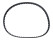 Timing belt for air pump for PORSCHE 930 3.3 turbo 964 GATES 99919213150