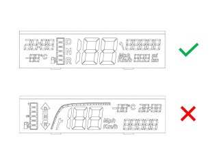 Pantalla de veloc&iacute;metro para el panel de instrumentos Microcar MC1 MC2 M.Go Ligier X-TOO