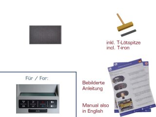 Contact film for the climate control unit for the VW T5...