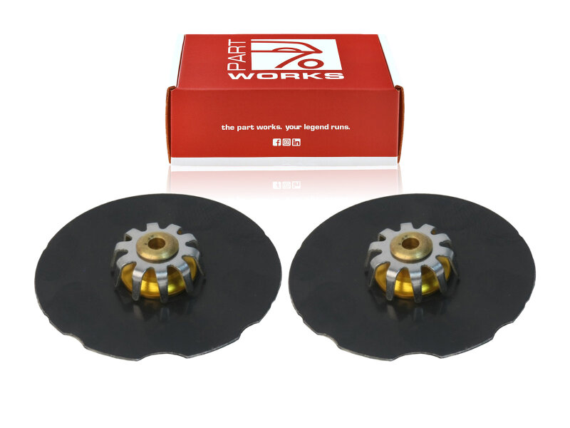 2x Dämpfungsblech Bremssattel für PORSCHE 944...