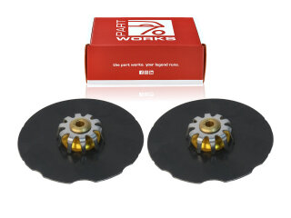 2x Piastre di smorzamento Pinza Freno per PORSCHE 944 S2...