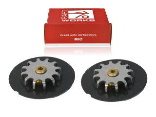 2x Piastre di smorzamento Pinza Freno per PORSCHE 928 S4...