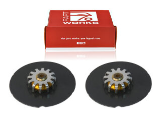 2x Dämpfungsblech Bremssattel für PORSCHE 928...