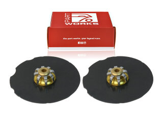 2x Piastre di smorzamento per PORSCHE 964 Carrera 993 968...