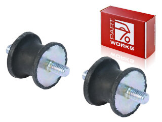 2x Rubber Mounts for Fuel Pump for PORSCHE 924 944 928...