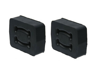 2x Rubber Exhaust Mounts for PORSCHE 924 944 968 928 Rear...