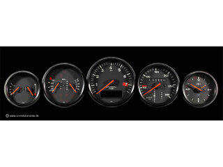 5x Guarnizione tachimetro per PORSCHE 911 G 964 993 Set di anelli di tensione in gomma per strumenti