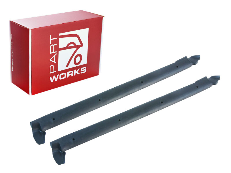 2x roof frame seal for PORSCHE 911 F/G door to Targa roof...