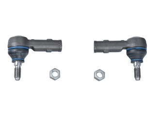 2x tie rod end for PORSCHE 944 83- 968 with servo L+R