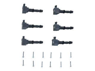 6x bobine di accensione per PORSCHE 996 3.4 Carrera 986 Boxster NGK
