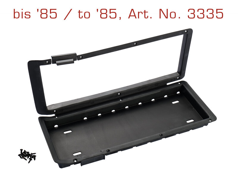 Moldura do Compartimento de Cassetes PORSCHE 944 até 1985 924 928 Console Central + Parafusos