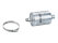 Filtre à carburant pour PORSCHE 911 3.2 924S 928 944 964 993 + collier MAHLE