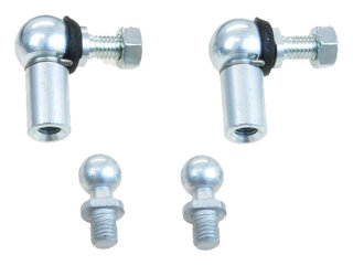 2x kogelkop cabriokapstangen voor PORSCHE Boxster 986 987...