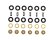 Kit de 6 juntas para inyectores PORSCHE 964 993 con filtros