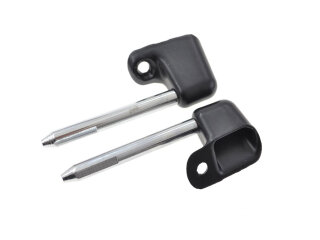 2 supporti per alette parasole per PORSCHE 911 964 993 Targa/Cabrio 944 968 914 ALU