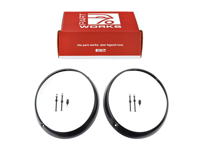 2x aro de faro para PORSCHE 911 G 77-89 964 aro de...