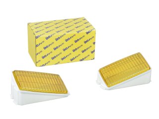 Lentes de faros antiniebla para PORSCHE 911 3.2 930 84-89 AMARILLOS IZQUIERDO + DERECHO &Uuml;RO