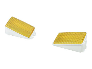 Lentilles de phares antibrouillard pour PORSCHE 911 3.2 930 84-89 JAUNE G+D &Uuml;RO