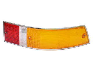 Taillight lenses for PORSCHE 911 F/G 69-89 EU CHROME RIM L+R