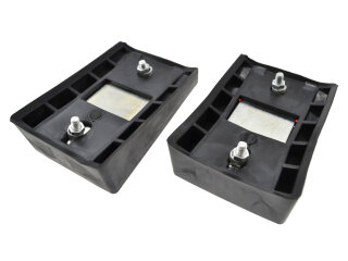 2 reflectores de parachoques para PORSCHE 911 F 912 tipo "ojos de gato" + goma