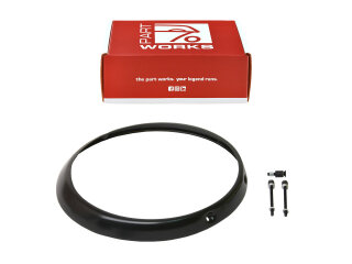 1x Headlight ring for PORSCHE 911 G 964, painted black +...