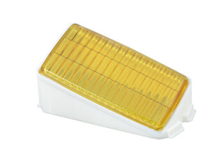 Fog light lens for PORSCHE 911 G 930 84-89, yellow lens, left, &Uuml;RO