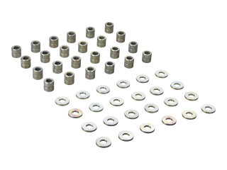 SET 24x tuercas de culata para PORSCHE 911 F/G 930 78- + Arandelas