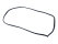 Door seal for PORSCHE 911 F/G 964 993 Coupe L=R