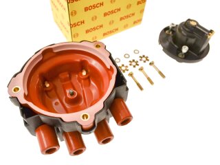 PORSCHE 928 5.0 85- S4 GTS BOSCH用ディストリビューターキャップ+ディストリビューターローター