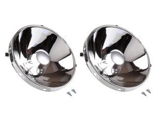 2x reflector headlights for PORSCHE 911 F/G 930 964...