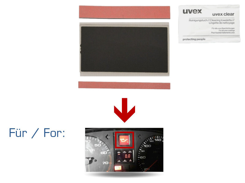 Snelheidsmeterdisplay voor AUDI 80 100 200 V8 A4 A6 Autocheck Instrumentenpaneel V2