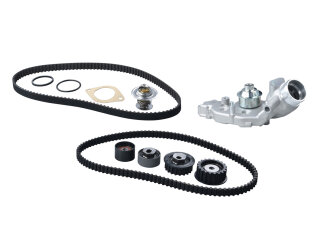 Pompe &agrave; eau + kit de courroie de distribution + galets pour PORSCHE 944 2.5 924S de 87-