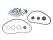 Waterpomp + distributieriemset + rollen voor PORSCHE 944 2.5 924S vanaf 87-