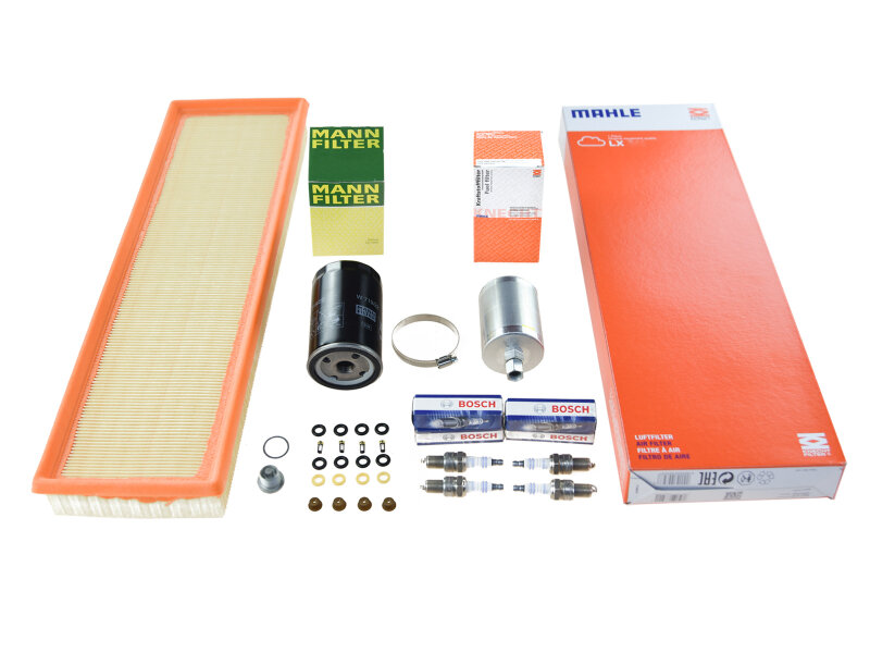 Inspection kit for PORSCHE 944 S 16V Spark plugs Oil...