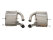 Rear silencer for PORSCHE 996 Carrera Sport exhaust muffler L+R TÜV