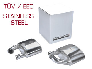 Rear silencer for PORSCHE 993 Carrera exhaust muffler...