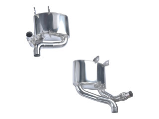 Silencieux arri&egrave;re pour PORSCHE 997 Carrera jusqu&agrave; -2008 &Eacute;chappement sport ACIER INOXYDABLE G+D