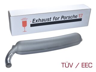 Einddemper voor PORSCHE 911 G 2.7 uit 76 - 3.0 SC 3.2...