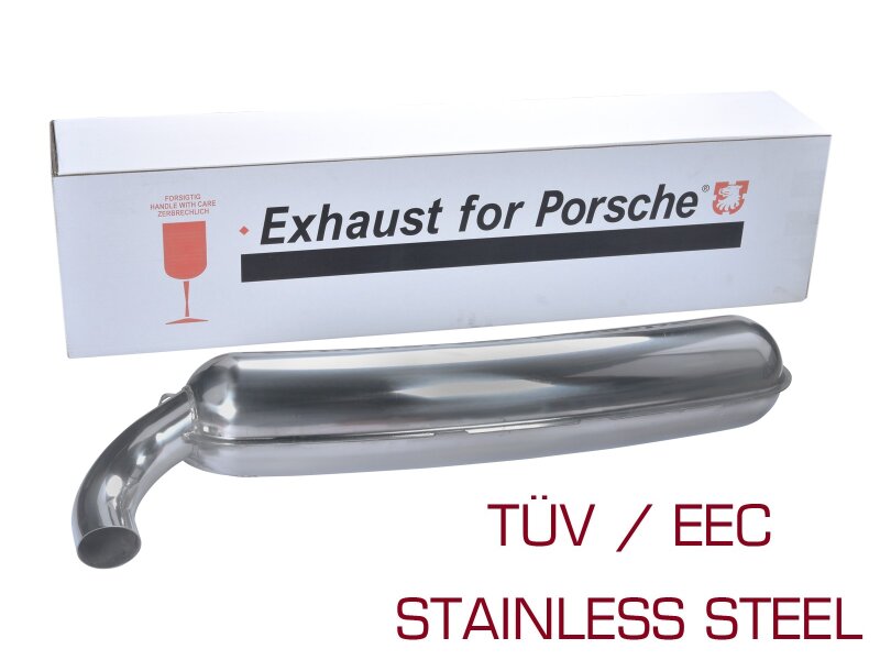 Rear silencer for PORSCHE 911 2.7 from 76- 3.0 SC 3.2...