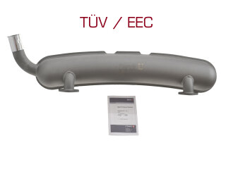 Silencieux arrière pour PORSCHE 911 F 2.0 2.2 2.4