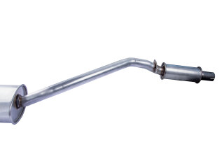 Silencieux arri&egrave;re pour silencieux d&eacute;chappement PORSCHE 924 2.0 INOX