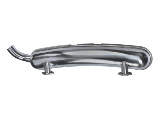 Silenciador trasero para PORSCHE 911 G 2.7 74-75. Silenciador de escape de ACERO INOXIDABLE.