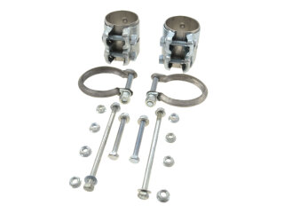 Kit di montaggio per scarico per PORSCHE 996 Carrera, staffe, morsetti e silenziatori