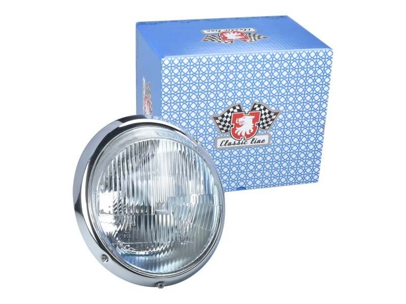 1 phare pour PORSCHE 911 F/G SC 930 964 CHROME JP-Dansk G=D